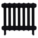 Emmeline I - Matt Black Cast Iron Column Radiator H407mm x W496mm 1 Column - Wall Hung