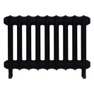 Emmeline I - Matt Black Cast Iron Column Radiator H407mm x W629mm 1 Column - Wall Hung