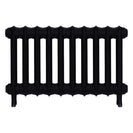 Emmeline II - Matt Black Cast Iron Column Radiator H413mm x W695mm 2 Column - Wall Hung