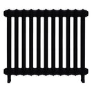 Emmeline II - Matt Black Cast Iron Column Radiator H613mm x W762mm 2 Column - Wall Hung