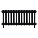 Emmeline II - Matt Black Cast Iron Column Radiator H413mm x W895mm 2 Column - Wall Hung