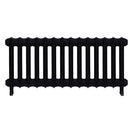Emmeline II - Matt Black Cast Iron Column Radiator H413mm x W961mm 2 Column - Wall Hung