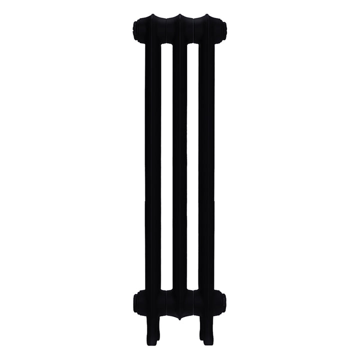 Emmeline II - Matt Black Cast Iron Column Radiator H813mm x W230mm 2 Column - Wall Hung