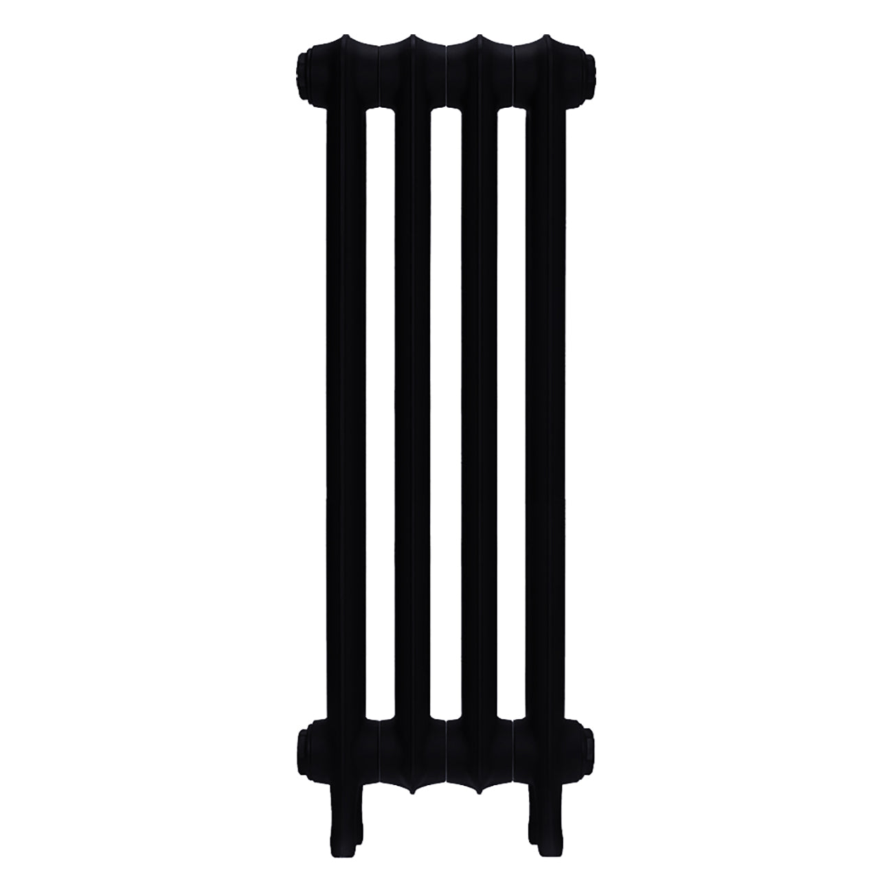 Emmeline II - Matt Black Cast Iron Column Radiator H813mm x W296mm 2 Column - Wall Hung