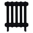 Emmeline II - Matt Black Cast Iron Column Radiator H413mm x W363mm 2 Column - Wall Hung