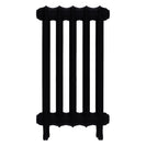 Emmeline II - Matt Black Cast Iron Column Radiator H613mm x W363mm 2 Column - Wall Hung