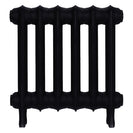 Emmeline II - Matt Black Cast Iron Column Radiator H413mm x W429mm 2 Column - Wall Hung