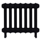 Emmeline II - Matt Black Cast Iron Column Radiator H413mm x W496mm 2 Column - Wall Hung