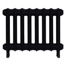 Emmeline II - Matt Black Cast Iron Column Radiator H413mm x W562mm 2 Column - Wall Hung