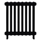 Emmeline II - Matt Black Cast Iron Column Radiator H613mm x W562mm 2 Column - Wall Hung