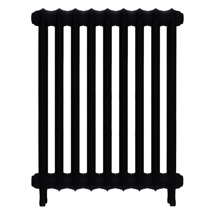Emmeline II - Matt Black Cast Iron Column Radiator H813mm x W629mm 2 Column - Wall Hung
