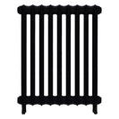 Emmeline II - Matt Black Cast Iron Column Radiator H813mm x W629mm 2 Column - Wall Hung