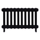 Emmeline III - Matt Black Cast Iron Column Radiator H416mm x W695mm 3 Column - Wall Hung