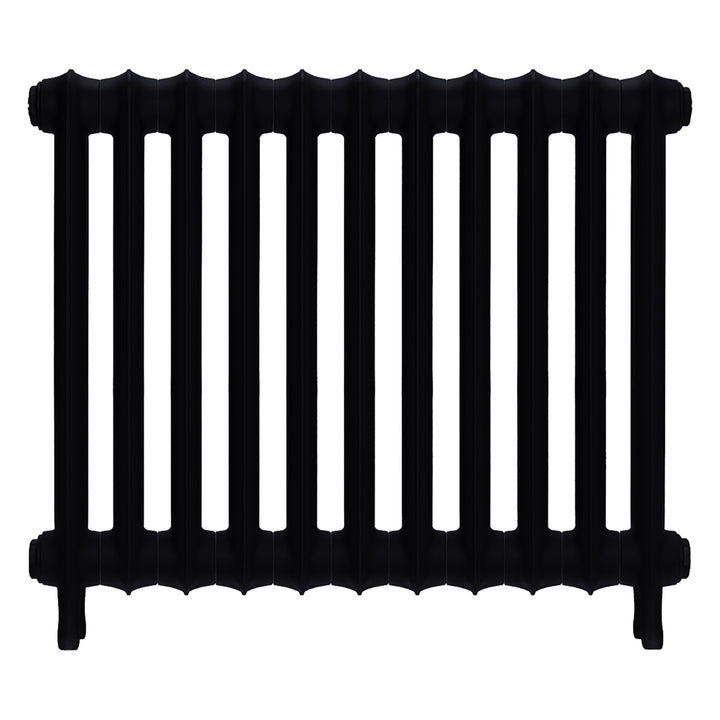 Emmeline III - Matt Black Cast Iron Column Radiator H616mm x W762mm 3 Column - Wall Hung