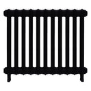 Emmeline III - Matt Black Cast Iron Column Radiator H616mm x W762mm 3 Column - Wall Hung