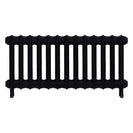 Emmeline III - Matt Black Cast Iron Column Radiator H416mm x W895mm 3 Column - Wall Hung