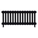 Emmeline III - Matt Black Cast Iron Column Radiator H416mm x W961mm 3 Column - Wall Hung