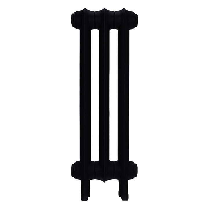 Emmeline III - Matt Black Cast Iron Column Radiator H616mm x W230mm 3 Column - Wall Hung