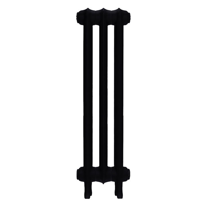 Emmeline III - Matt Black Cast Iron Column Radiator H816mm x W230mm 3 Column - Wall Hung