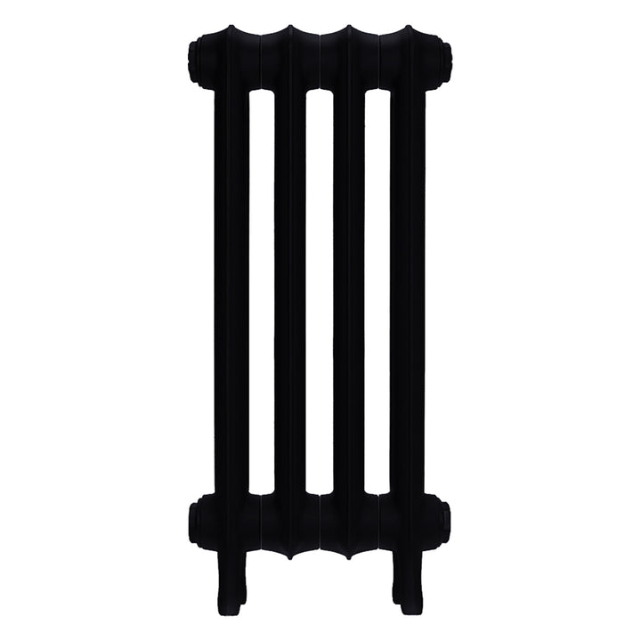 Emmeline III - Matt Black Cast Iron Column Radiator H616mm x W296mm 3 Column - Wall Hung