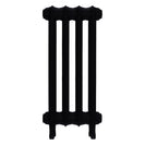 Emmeline III - Matt Black Cast Iron Column Radiator H616mm x W296mm 3 Column - Wall Hung