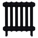 Emmeline III - Matt Black Cast Iron Column Radiator H416mm x W429mm 3 Column - Wall Hung