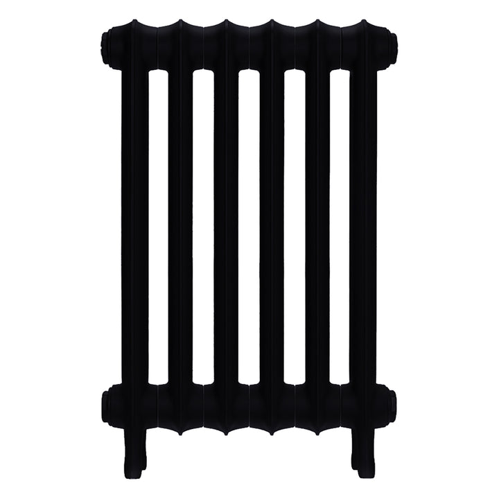 Emmeline III - Matt Black Cast Iron Column Radiator H616mm x W429mm 3 Column - Wall Hung
