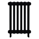 Emmeline III - Matt Black Cast Iron Column Radiator H616mm x W429mm 3 Column - Wall Hung