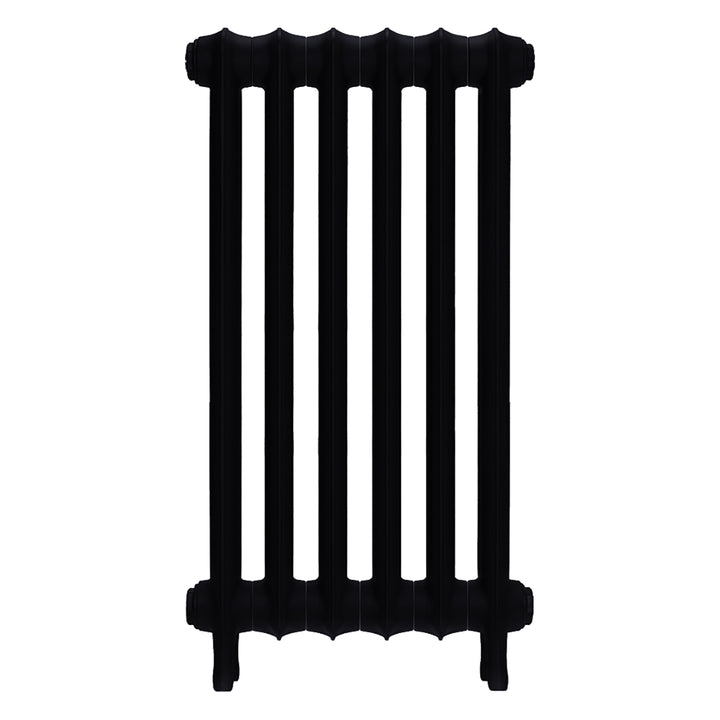 Emmeline III - Matt Black Cast Iron Column Radiator H816mm x W429mm 3 Column - Wall Hung