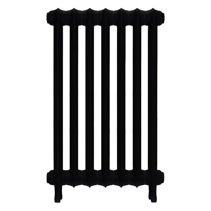 Emmeline III - Matt Black Cast Iron Column Radiator H816mm x W496mm 3 Column - Wall Hung