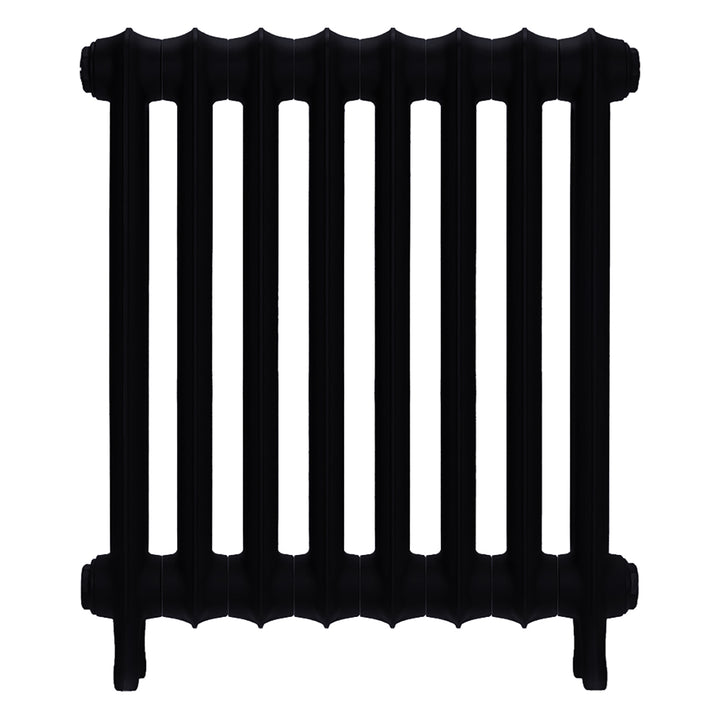 Emmeline III - Matt Black Cast Iron Column Radiator H616mm x W562mm 3 Column - Wall Hung