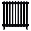 Emmeline III - Matt Black Cast Iron Column Radiator H616mm x W629mm 3 Column - Wall Hung