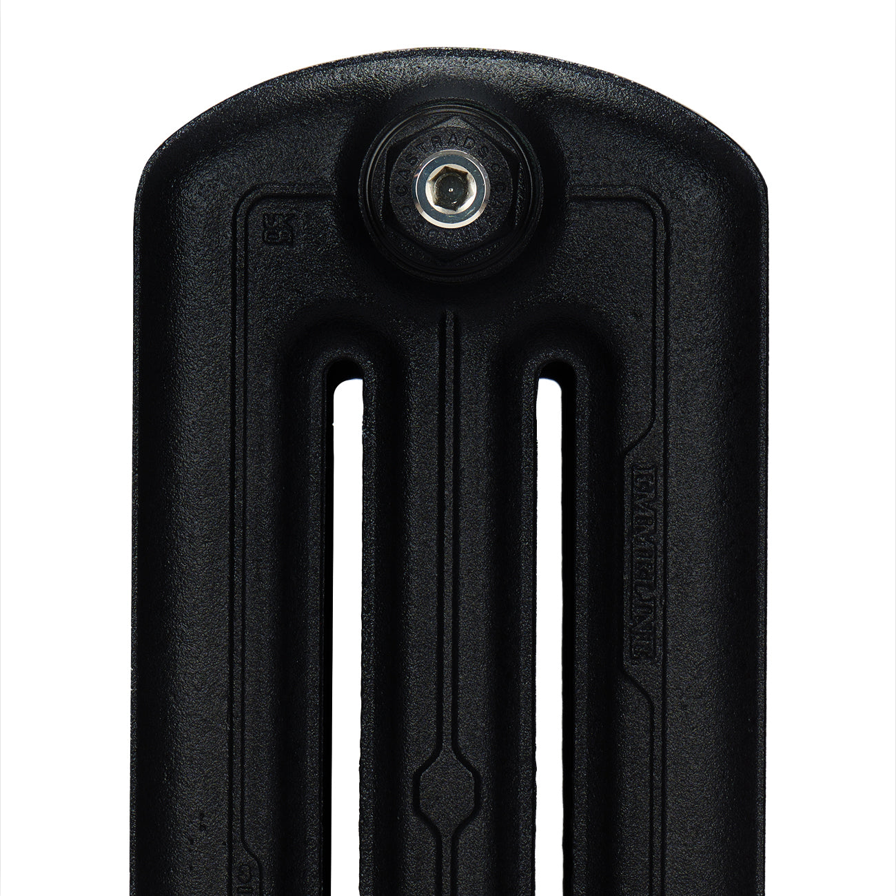 Emmeline III - Matt Black Cast Iron Column Radiator H470mm x W230mm 3 Column - Floor Standing