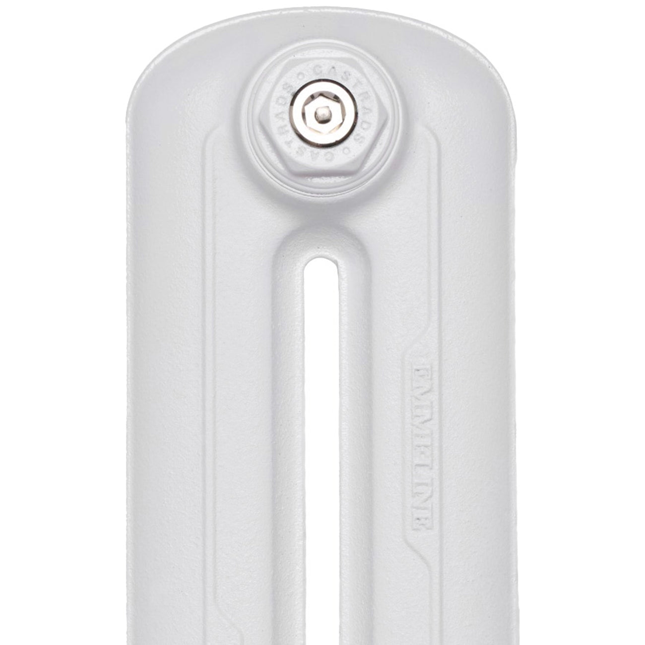 Emmeline II - Ceramic White Cast Iron Column Radiator H470mm x W296mm 2 Column - Floor Standing