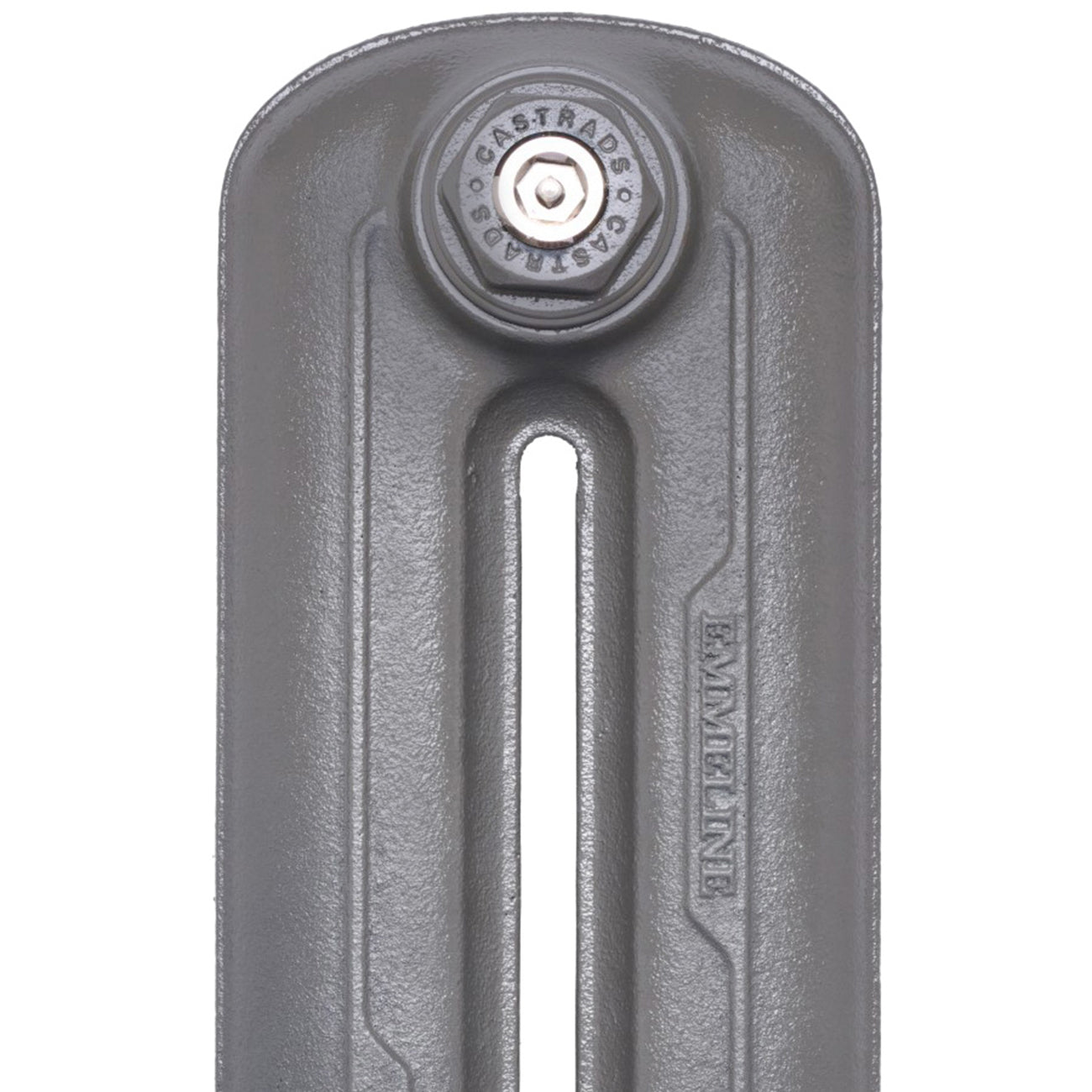 Emmeline II - Quartz Grey Cast Iron Column Radiator H670mm x W695mm 2 Column - Floor Standing