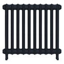 Emmeline I - Midnight Ink Cast Iron Column Radiator H607mm x W695mm 1 Column - Wall Hung