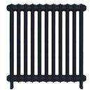 Emmeline I - Midnight Ink Cast Iron Column Radiator H807mm x W762mm 1 Column - Wall Hung