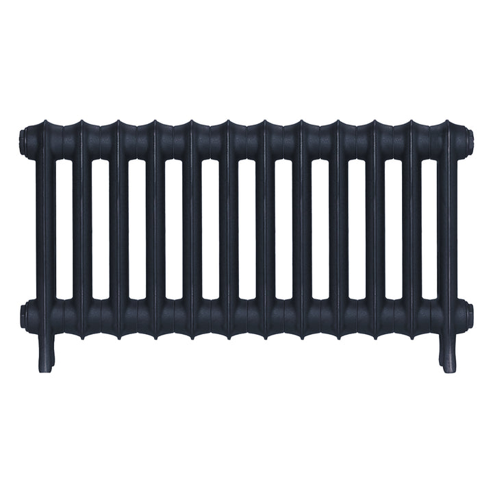 Emmeline I - Midnight Ink Cast Iron Column Radiator H407mm x W828mm 1 Column - Wall Hung