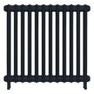 Emmeline I - Midnight Ink Cast Iron Column Radiator H807mm x W828mm 1 Column - Wall Hung