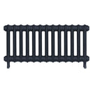 Emmeline I - Midnight Ink Cast Iron Column Radiator H407mm x W895mm 1 Column - Wall Hung