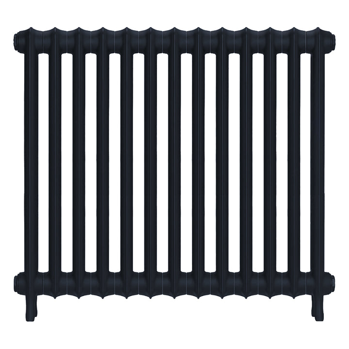 Emmeline I - Midnight Ink Cast Iron Column Radiator H807mm x W895mm 1 Column - Wall Hung