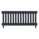 Emmeline I - Midnight Ink Cast Iron Column Radiator H407mm x W961mm 1 Column - Wall Hung