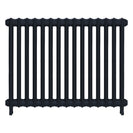 Emmeline I - Midnight Ink Cast Iron Column Radiator H807mm x W1028mm 1 Column - Wall Hung