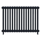 Emmeline I - Midnight Ink Cast Iron Column Radiator H807mm x W1094mm 1 Column - Wall Hung