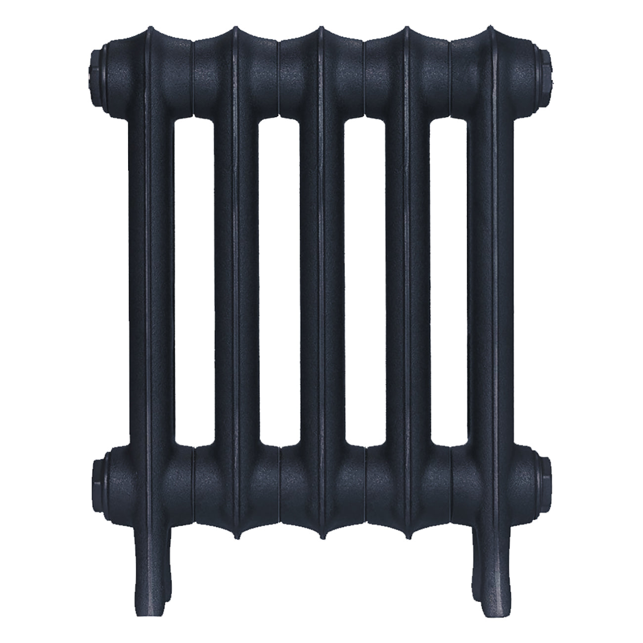 Emmeline I - Midnight Ink Cast Iron Column Radiator H407mm x W363mm 1 Column - Wall Hung