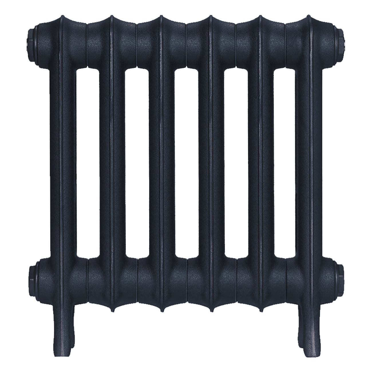 Emmeline I - Midnight Ink Cast Iron Column Radiator H407mm x W429mm 1 Column - Wall Hung
