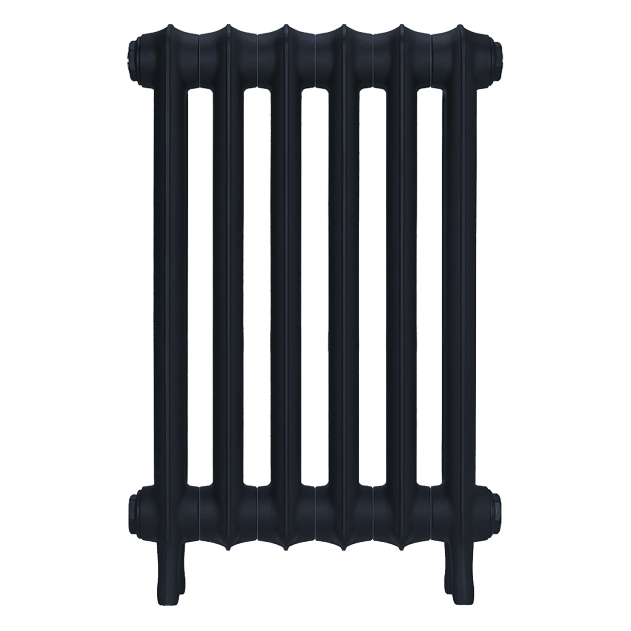 Emmeline I - Midnight Ink Cast Iron Column Radiator H607mm x W429mm 1 Column - Wall Hung