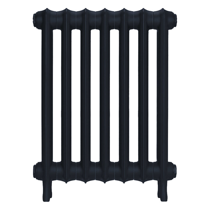 Emmeline I - Midnight Ink Cast Iron Column Radiator H607mm x W496mm 1 Column - Wall Hung