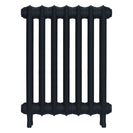 Emmeline I - Midnight Ink Cast Iron Column Radiator H607mm x W496mm 1 Column - Wall Hung