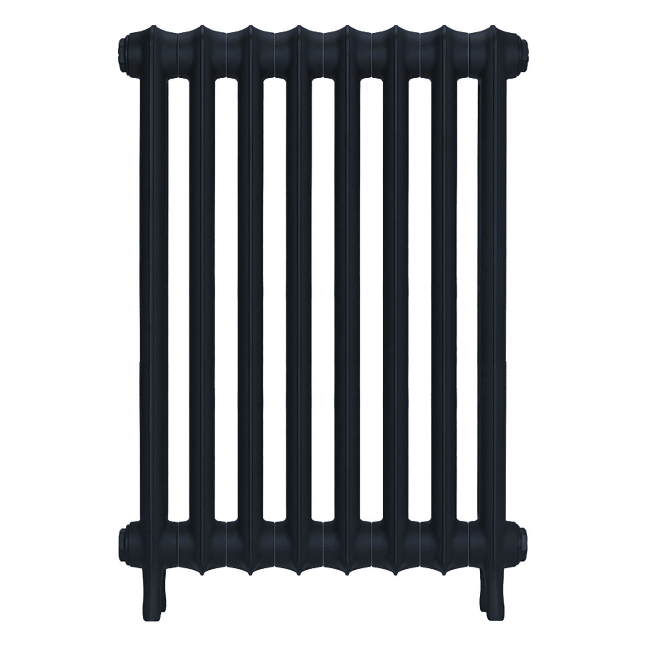 Emmeline I - Midnight Ink Cast Iron Column Radiator H807mm x W562mm 1 Column - Wall Hung